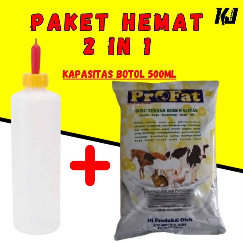 Paket Susu Profat Dot Botol Susu Sapi Kambing kerbau