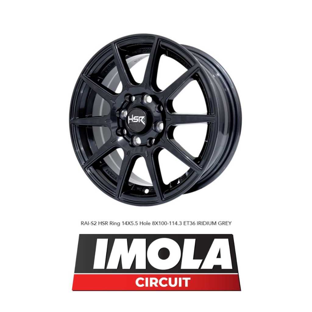 Promo Velg ring 14 HSR RAI S2 buat Corolla Kijang LGX FREE Spooring