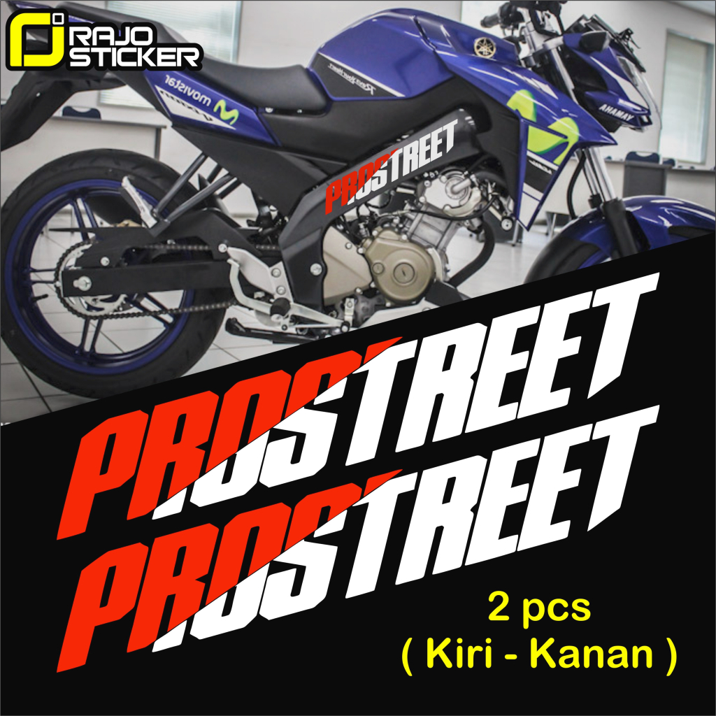 Sticker Cutting PROSTREET Rangka Body Deltabox Vixion - Stiker PROSTREET Motor Vixion