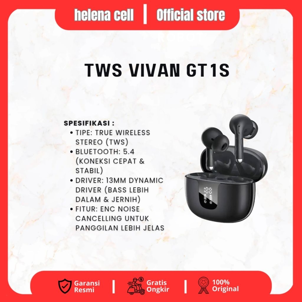 Tws Vivan GT1S