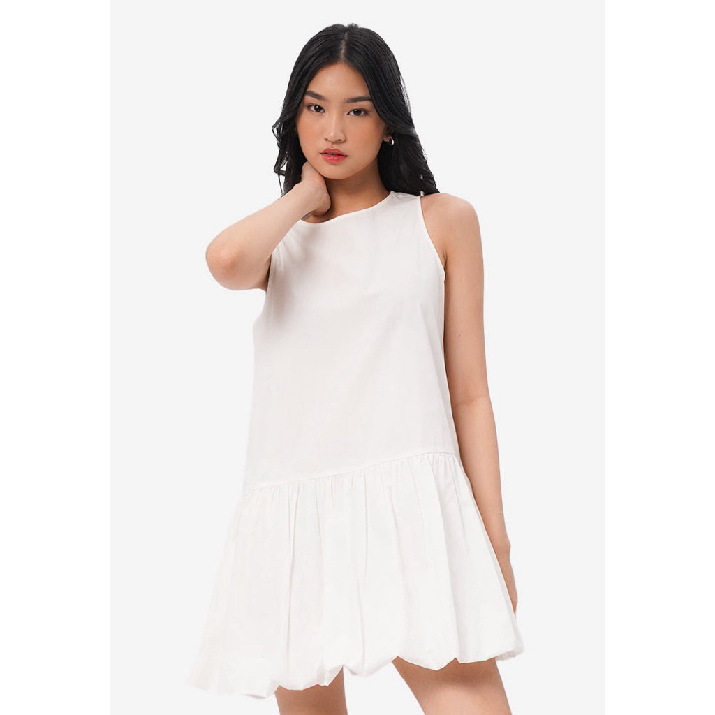 Sleeveless Volume Mini Dress Colorbox