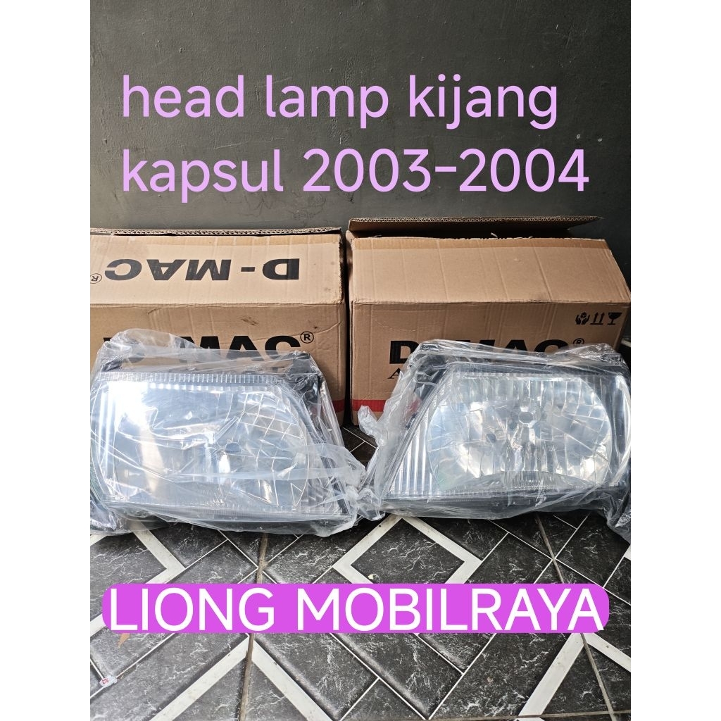 HEAD LAMP KIJANG KAPSUL 2003-2004 HARGA SATUAN