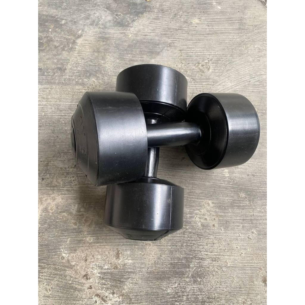 (2pcs) Barbel 5kg kosongan Tanpa isi sepasang set dumbell Dumbell Plastik