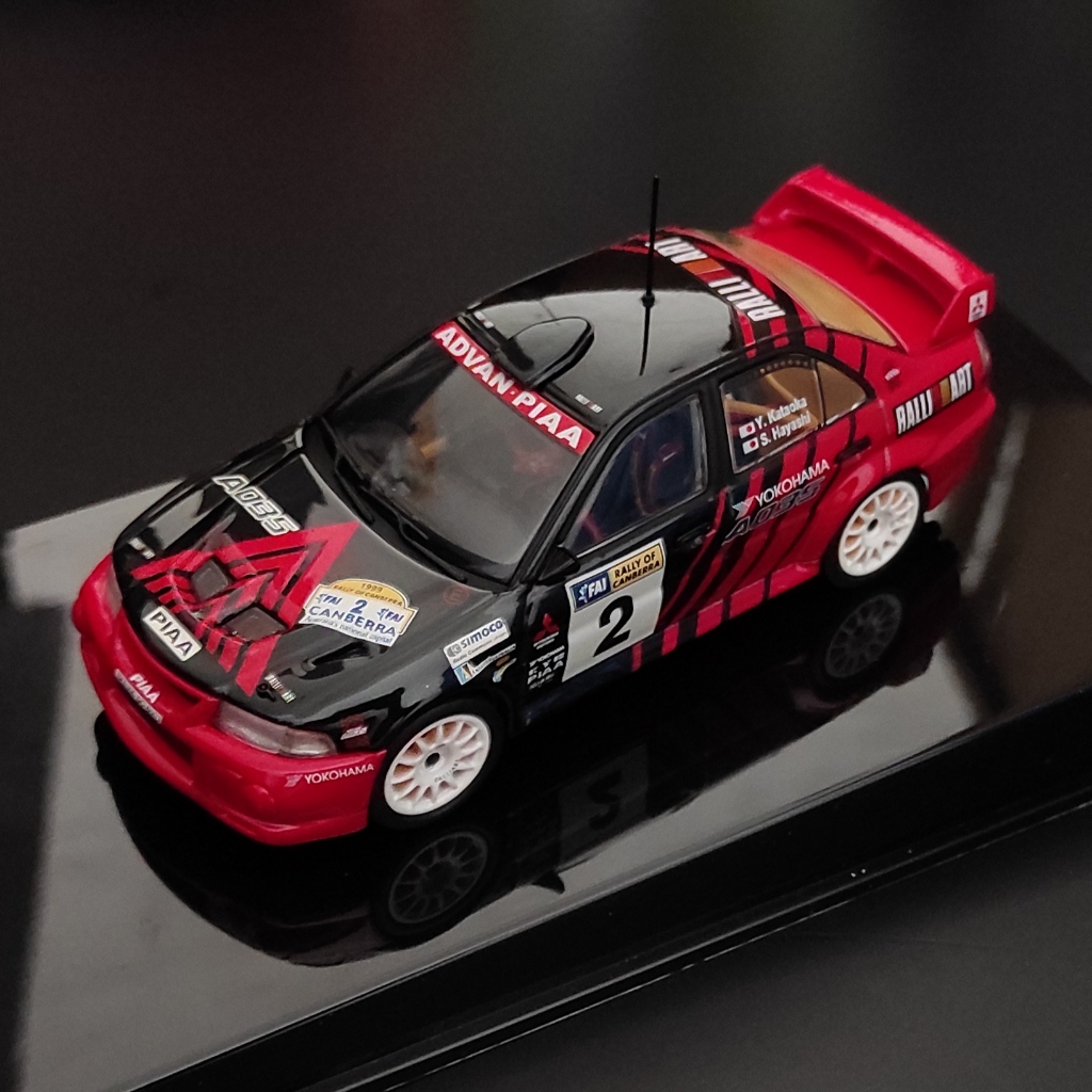 DIECAST / MINIATUR MITSUBISHI LANCER EVOLUTION VI WRC #2 ADVAN 1:43 BY AUTOART