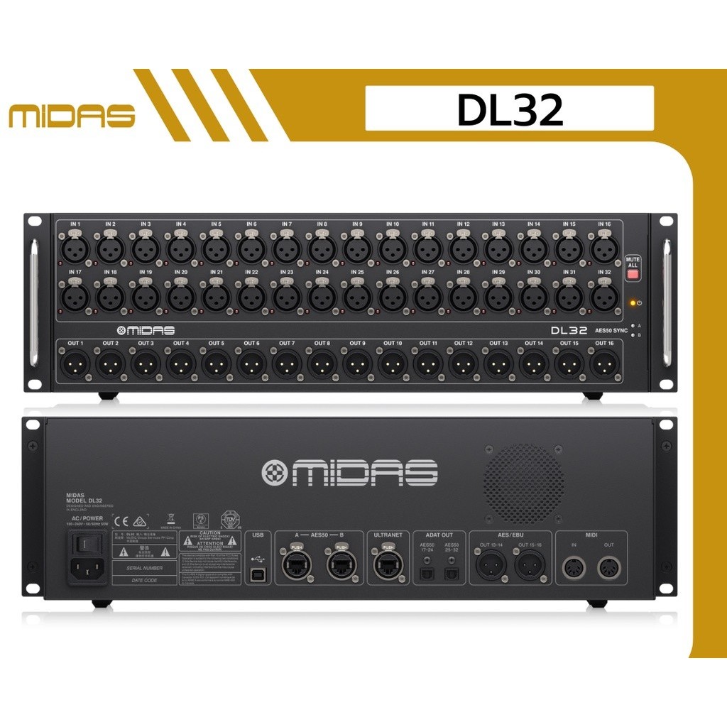 MIXER MIDAS DL 32 ORIGINAL MIDAS