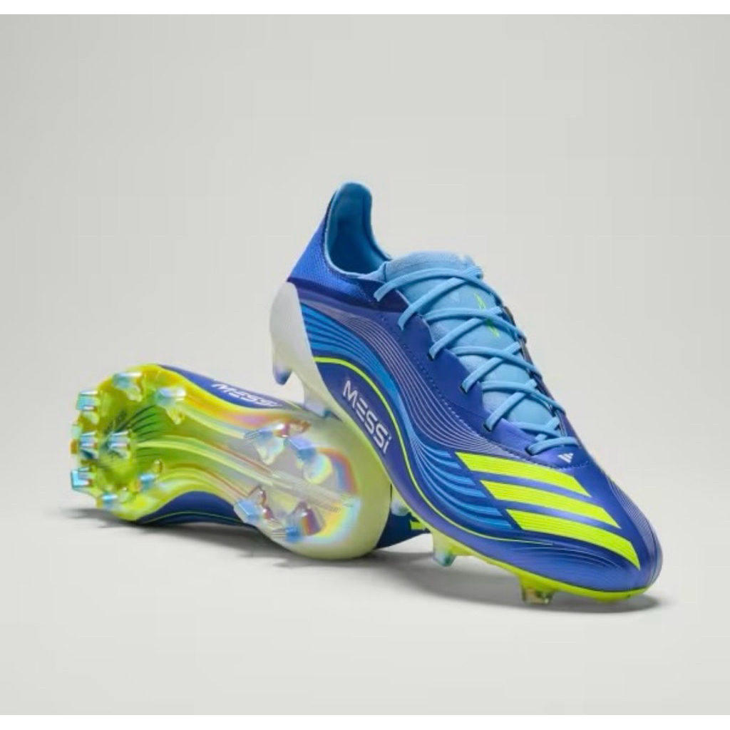 Sepatu Bola Adidas F50 Elite Messi Blue Volt
