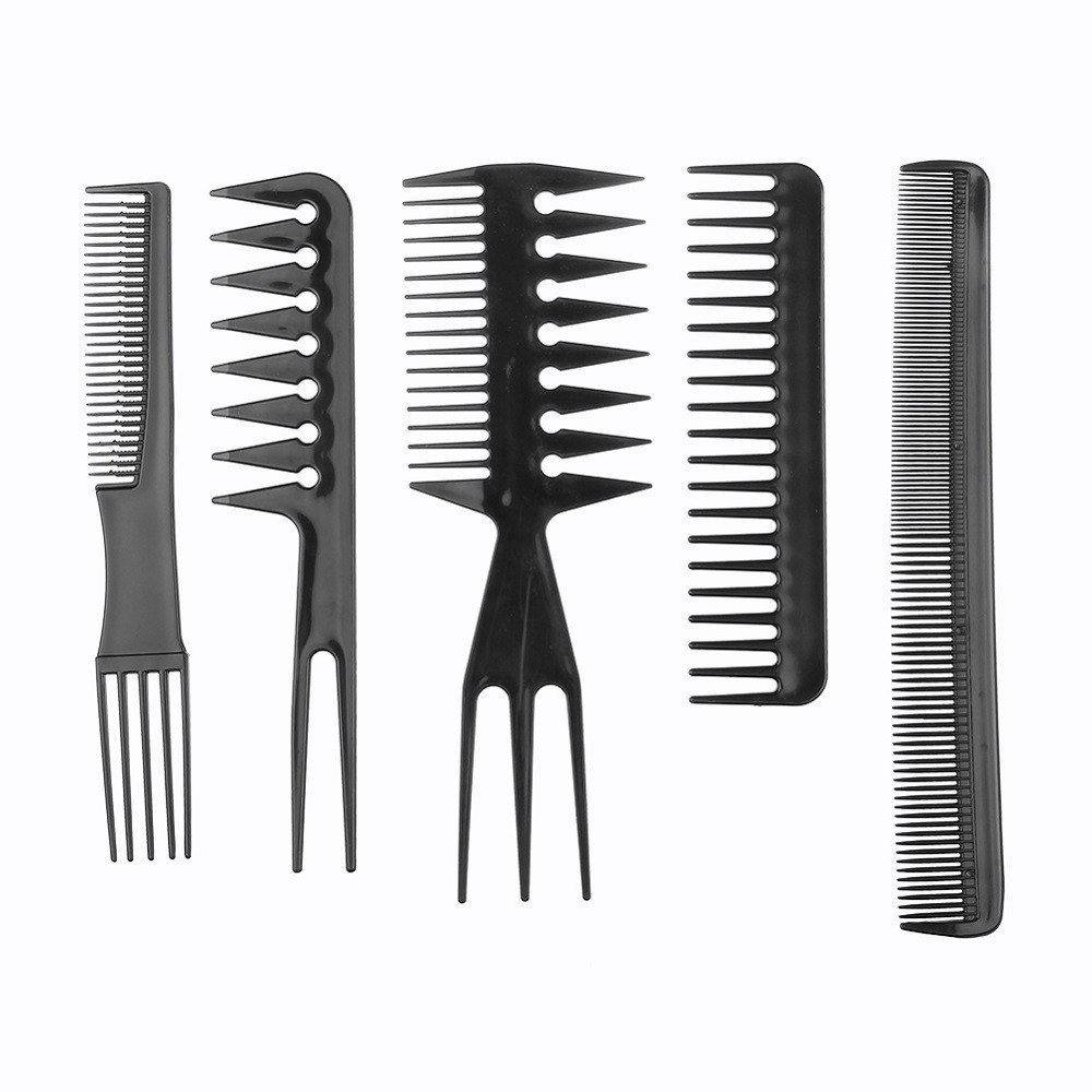 Biutte.co Sisir Rambut Salon Pro 10 in 1 – Set Alat Styling Barbershop Premium