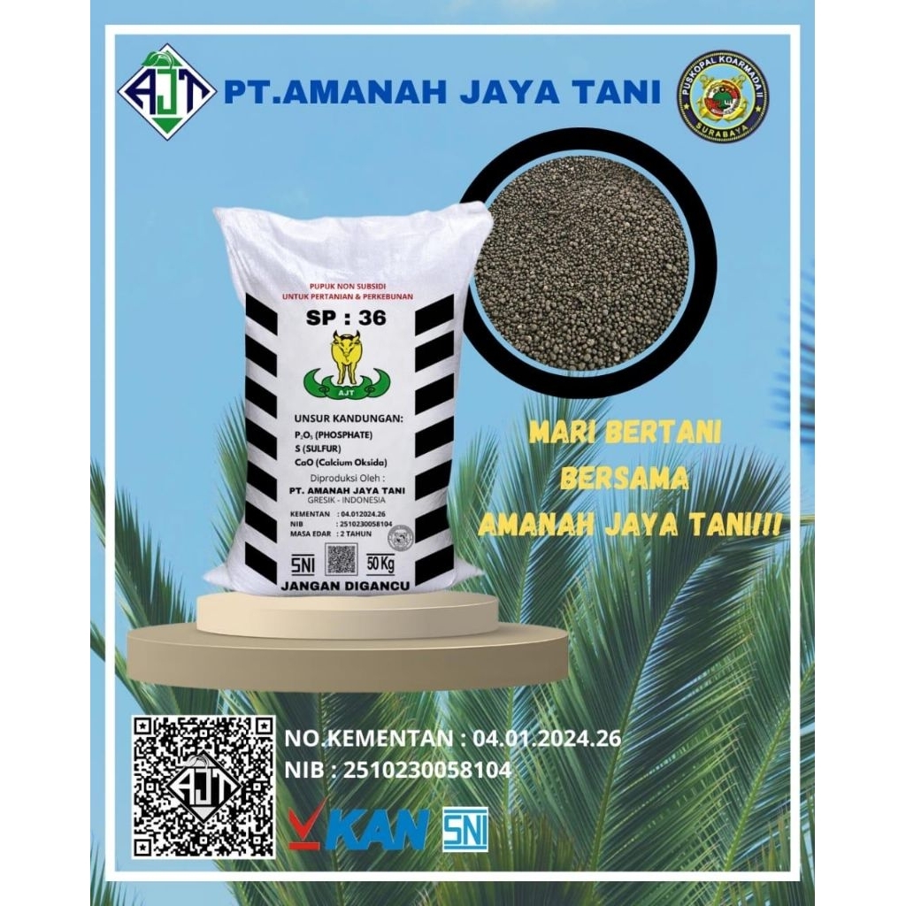 PUPUK SP-36 NONSUBSIDI KEMASAN EKONOMUS MURAH