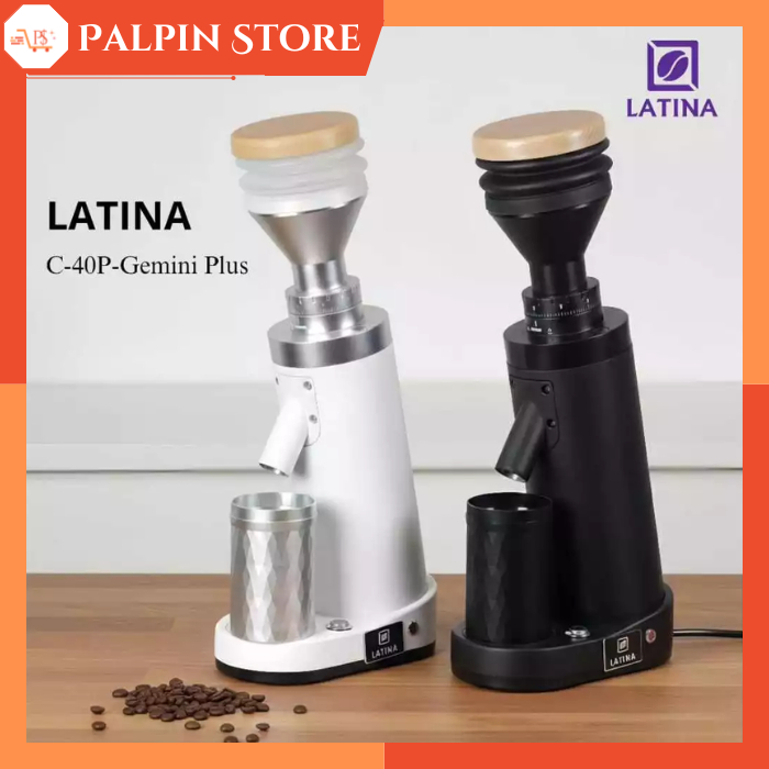 Grinder Biji Kopi Latina C40 Gemini Plus Flat Burr Espresso & V60 Filter Coffee