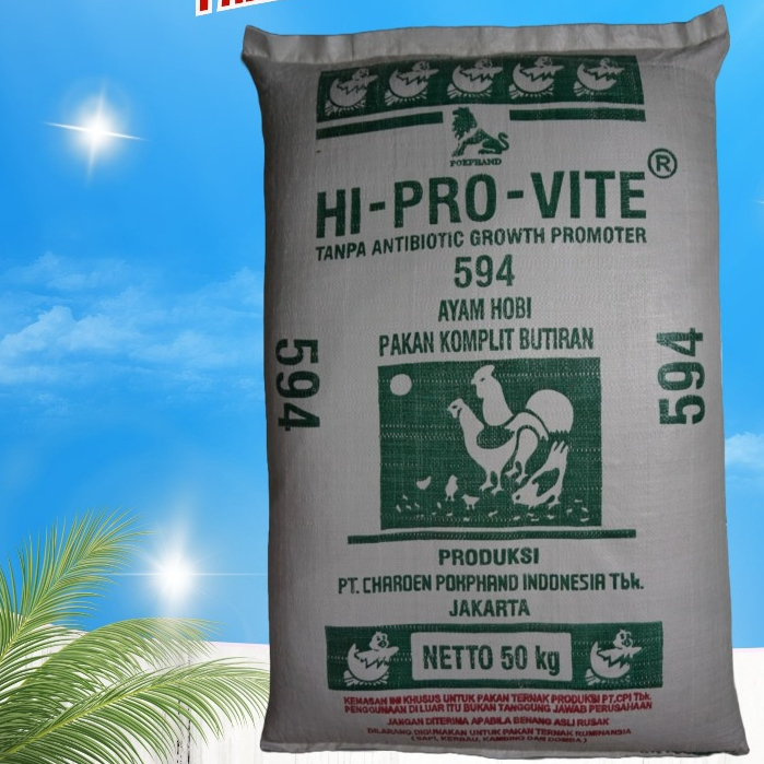Hi Pro Vite 594 Pakan Ayam Pur Tulang Ayam Bangkok 50 KG