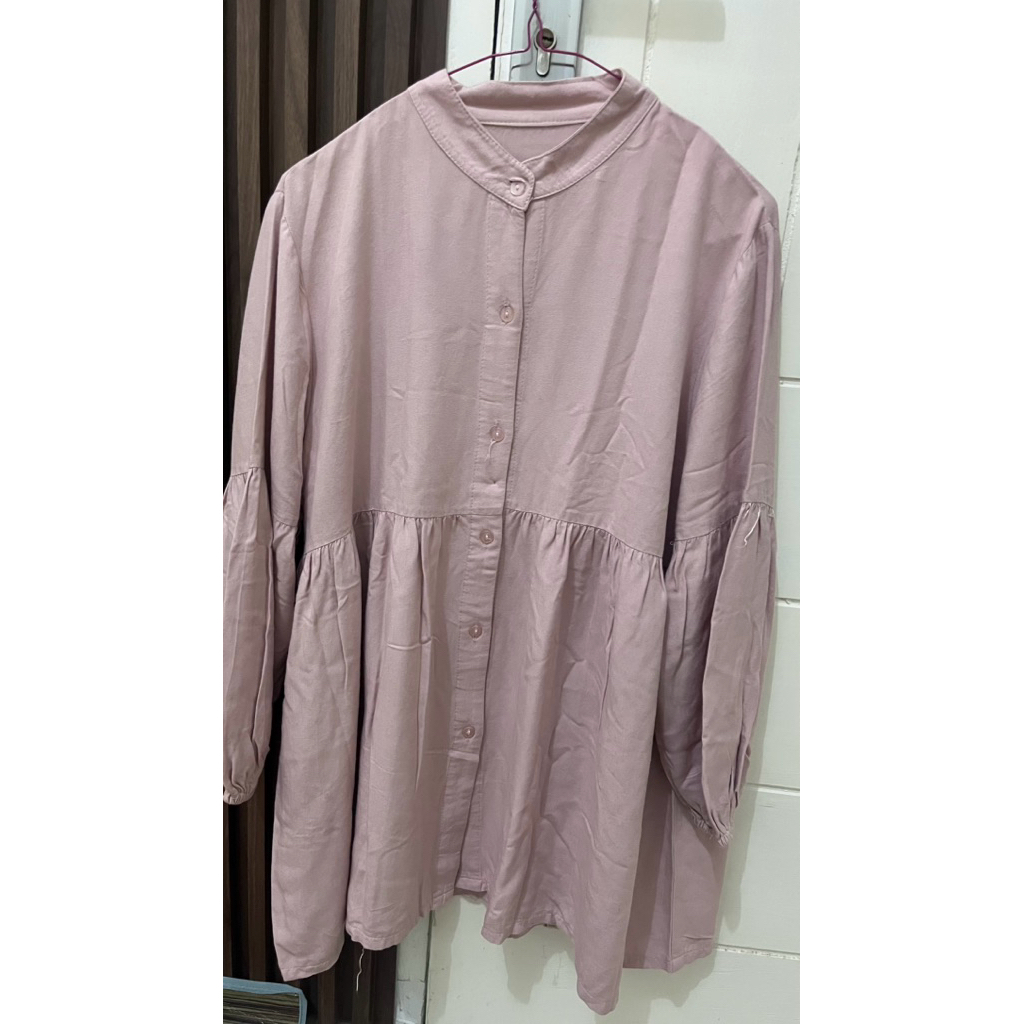 Preloved Tunik Polos pink