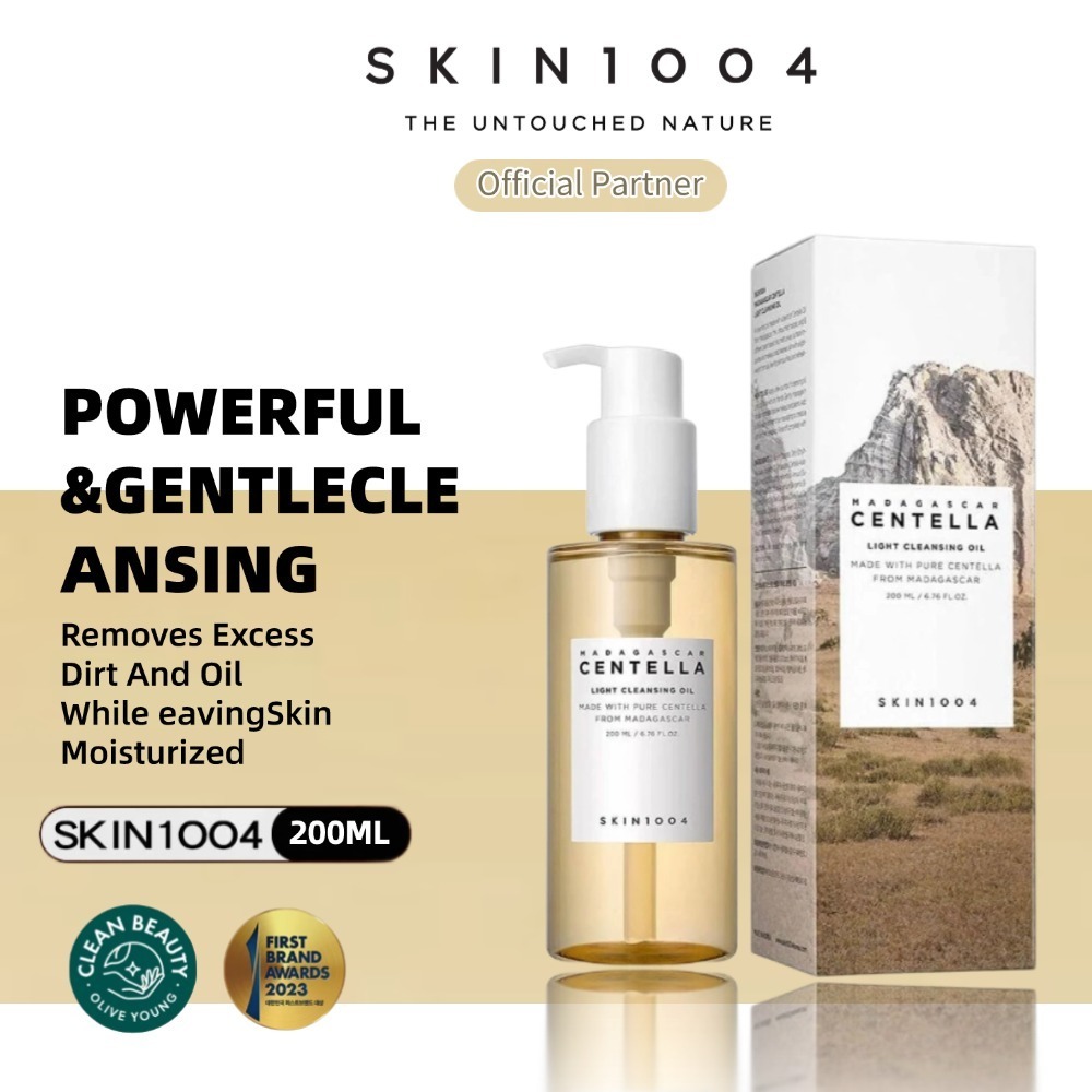 SKIN1004 madagascar centella light cleansing oil 200ML Cocok untuk Kulit Sensitif & Waterproof Makeu