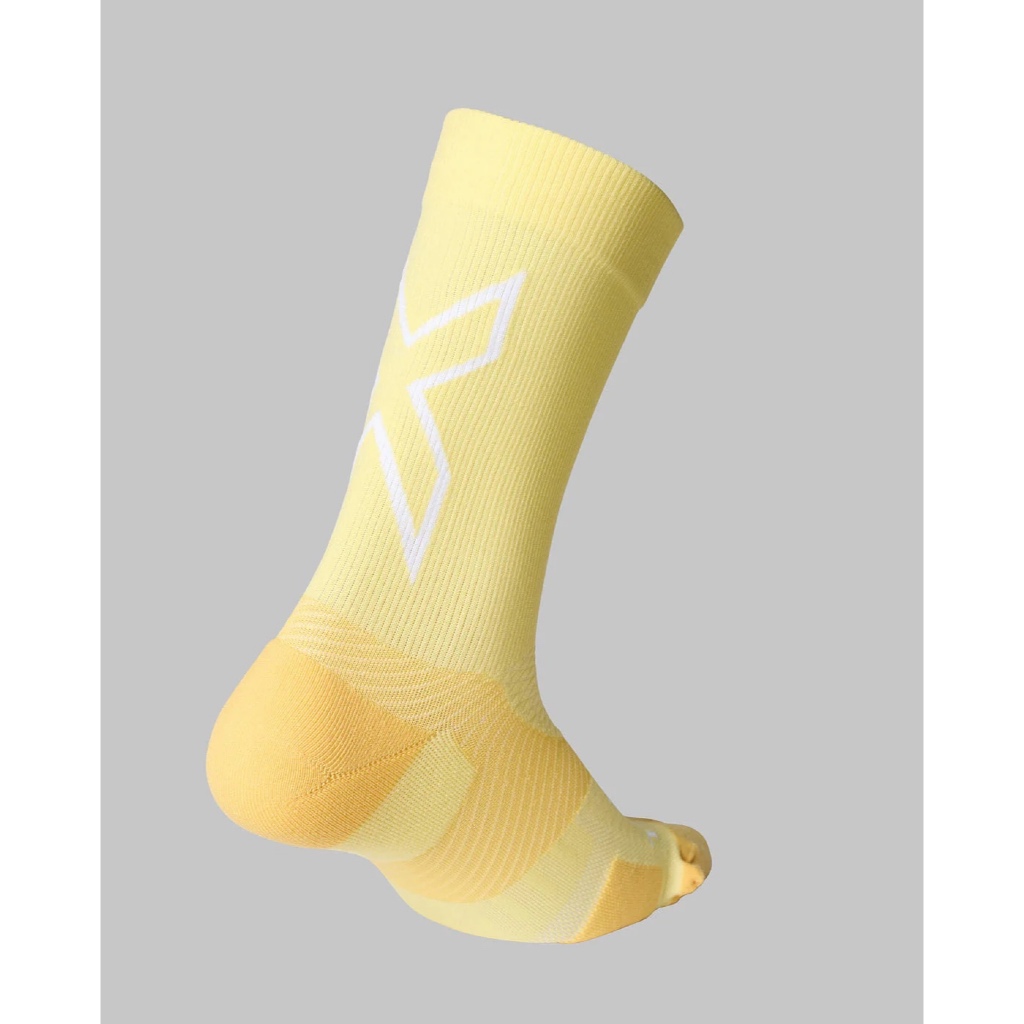 Ratu Diskon 2XU Vectr Light Cushion Crew Compression Sock UA7005e-PXL/WHT