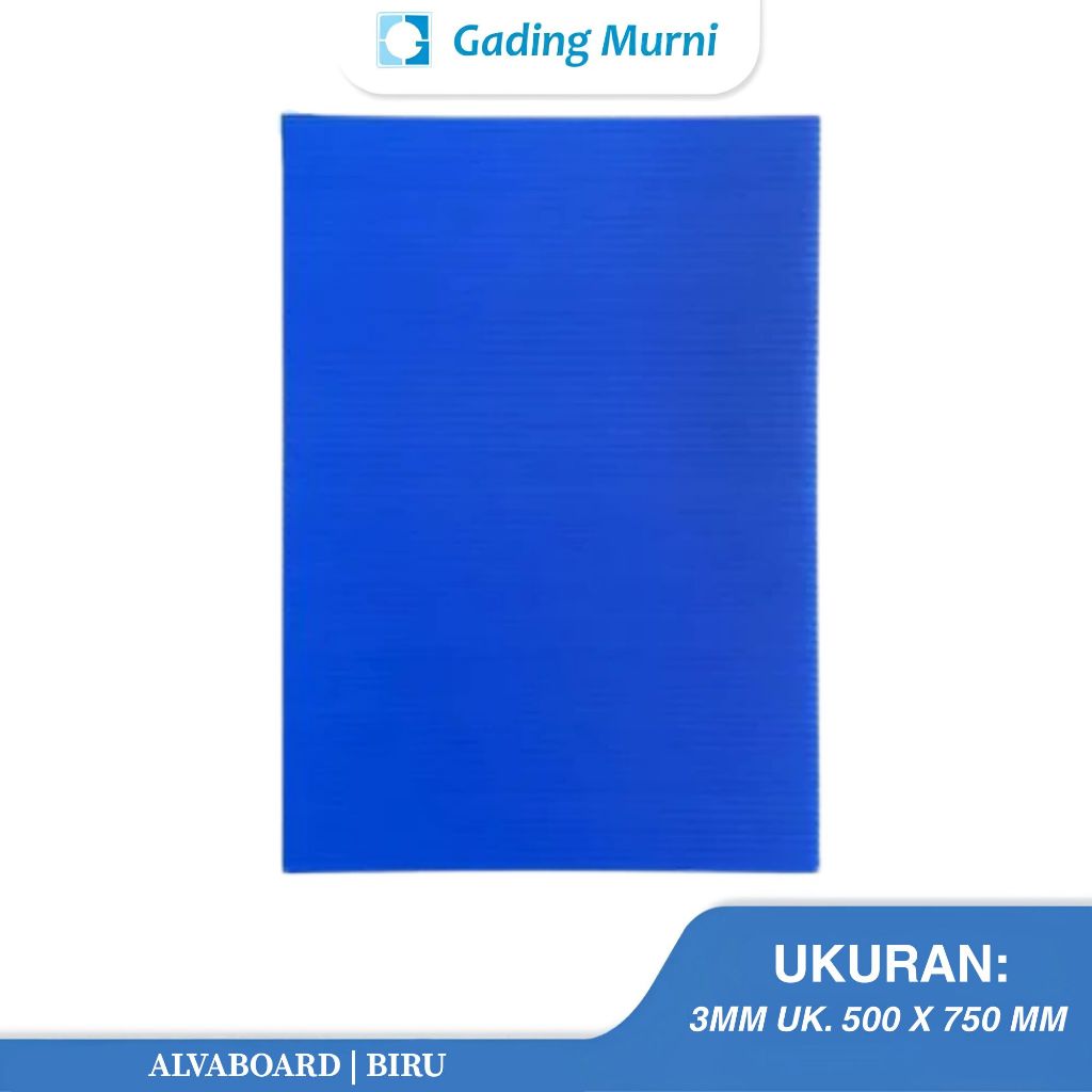 ALVABOARD 3MM UK. 500 X 750 MM (BIRU)