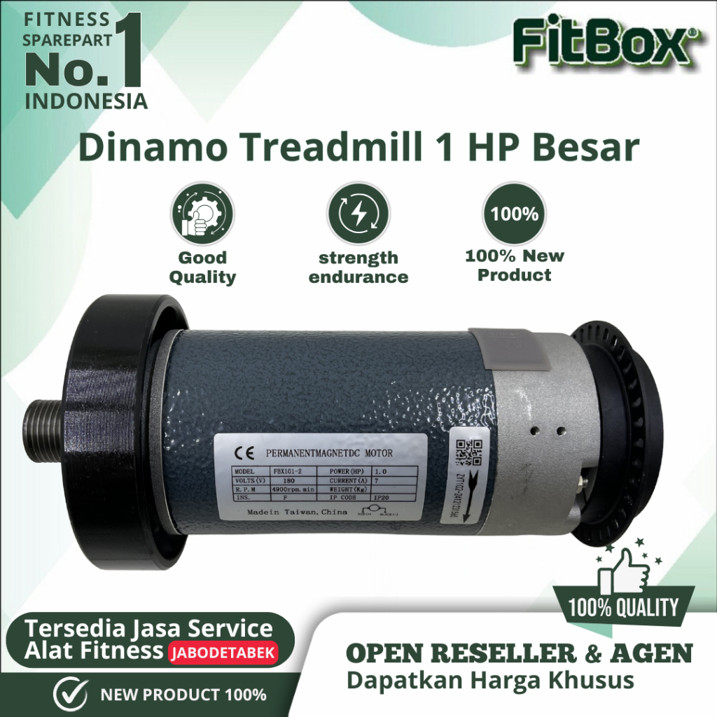 Dinamo Treadmill Motor Dinamo Treadmill DC 1.0hp Sparepart Treadmill