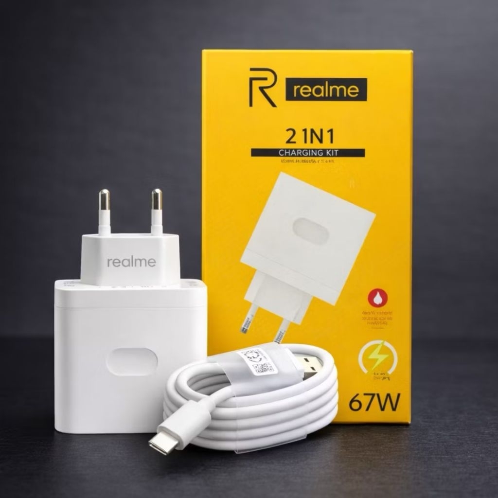 CHARGER REALME 67 WATT TYPE C SUPER VOOC / SUPERDART FAST CHARGING 67W