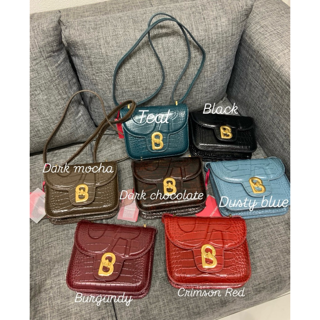 Alba bag croco Buttonscarves