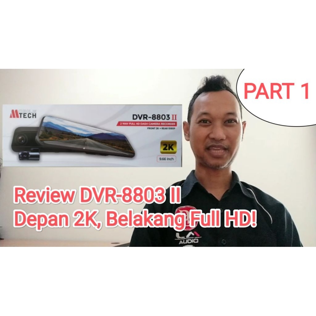 Dashcam DVR MTech 9" 2k