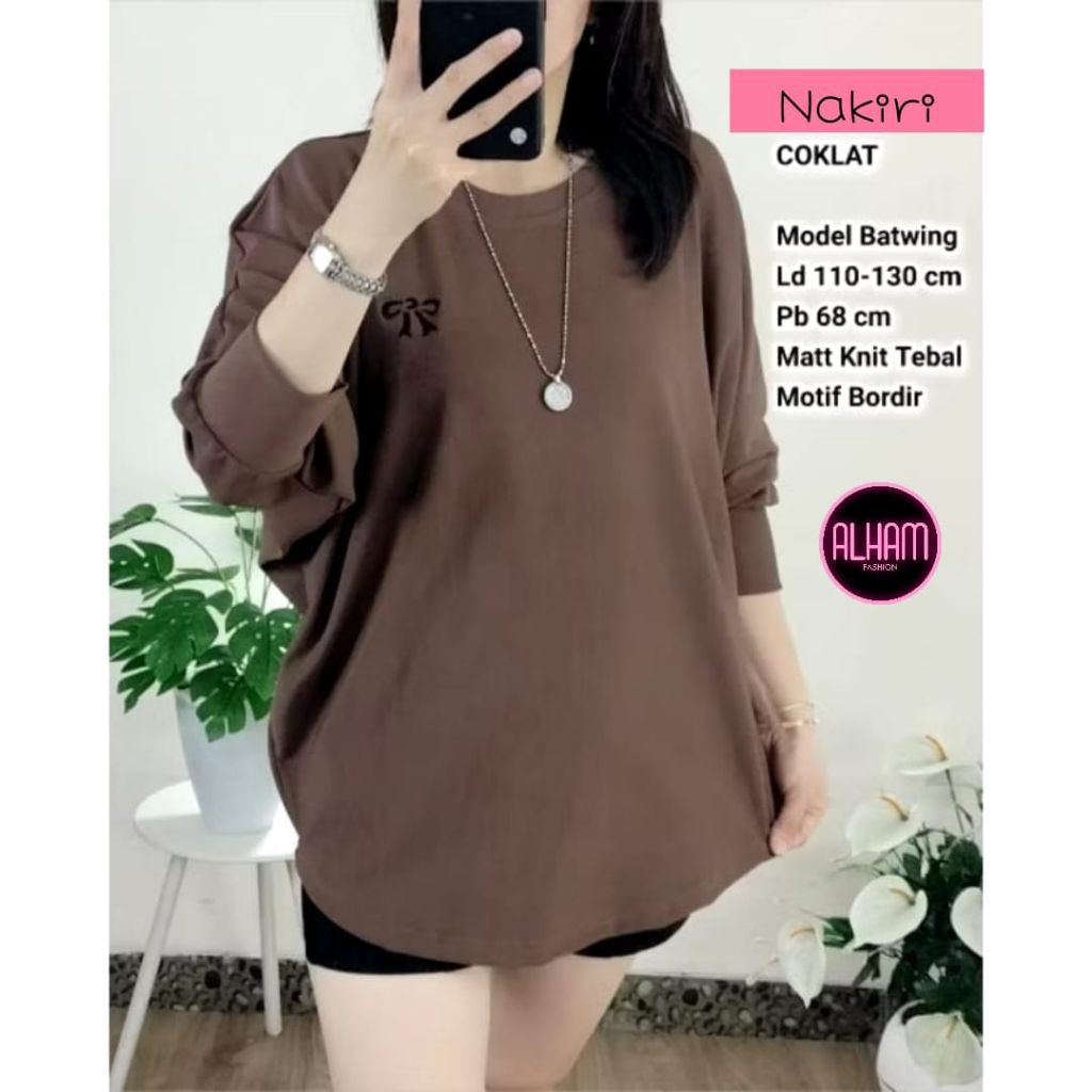 JUMBO LD 110-130 cm NAKIRI BLOUSE BAJU WANITA