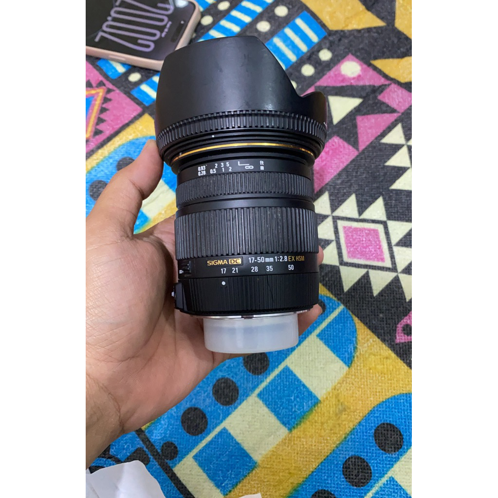 lensa sigma 17-50mm f2.8 dc for nikon second