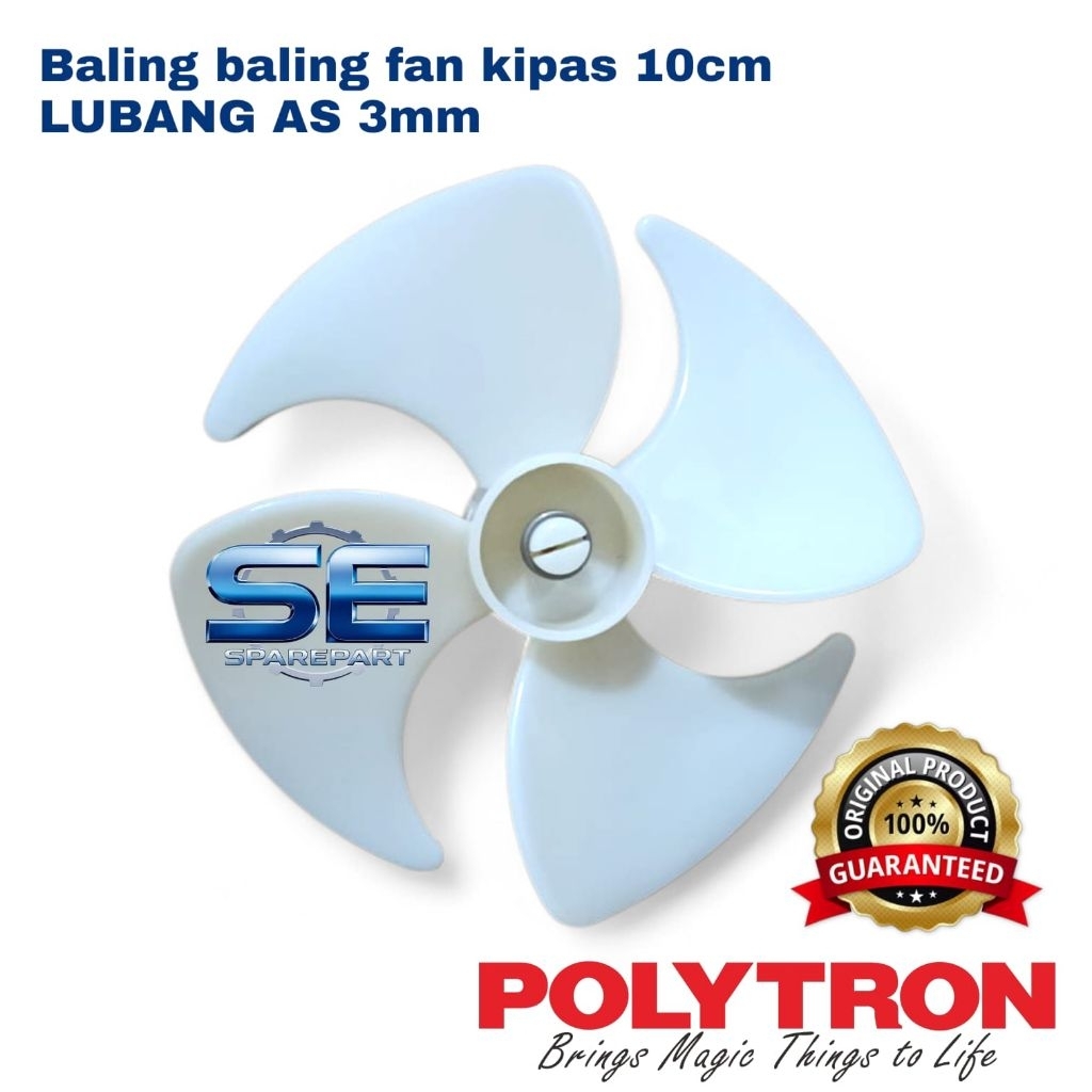 Baling Baling Kipas Atas Kulkas Showcase Freezer Polytron Original