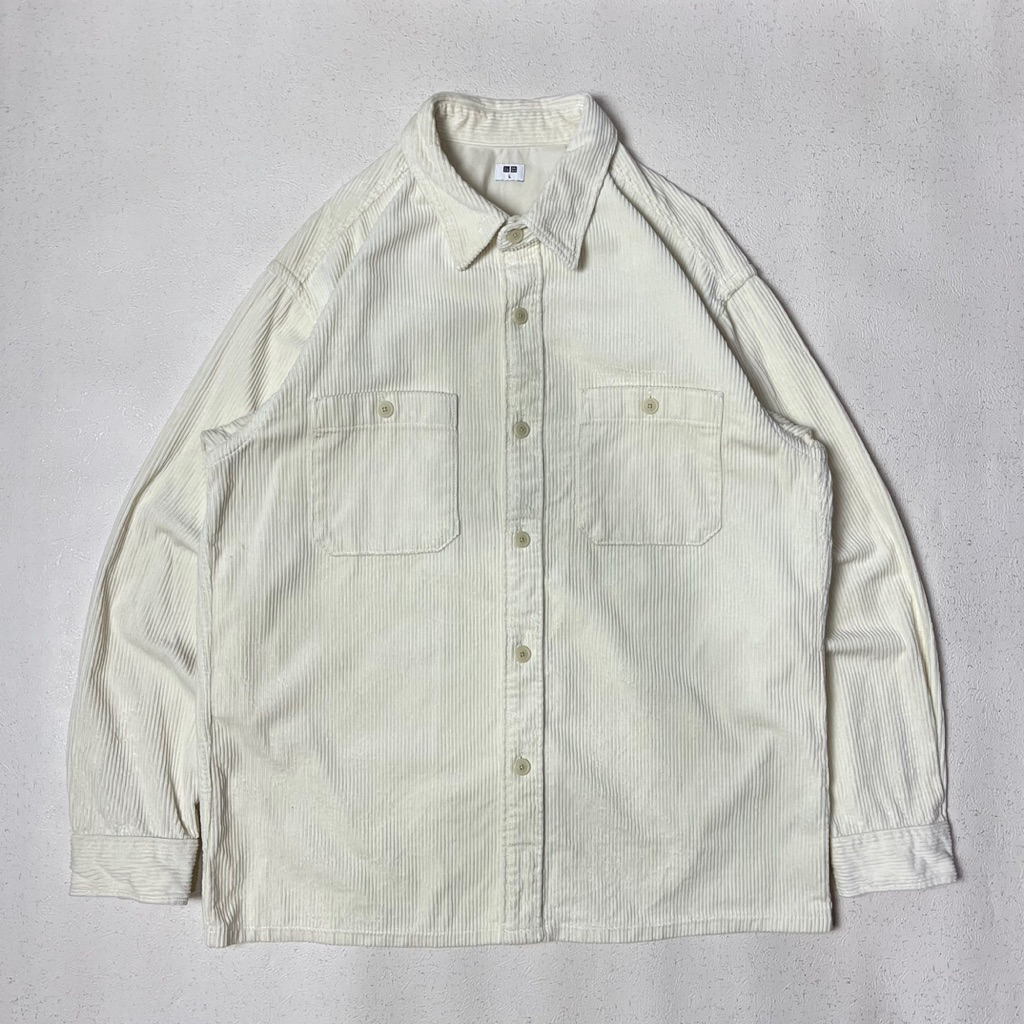 Uniqlo GU corduroy work shirt