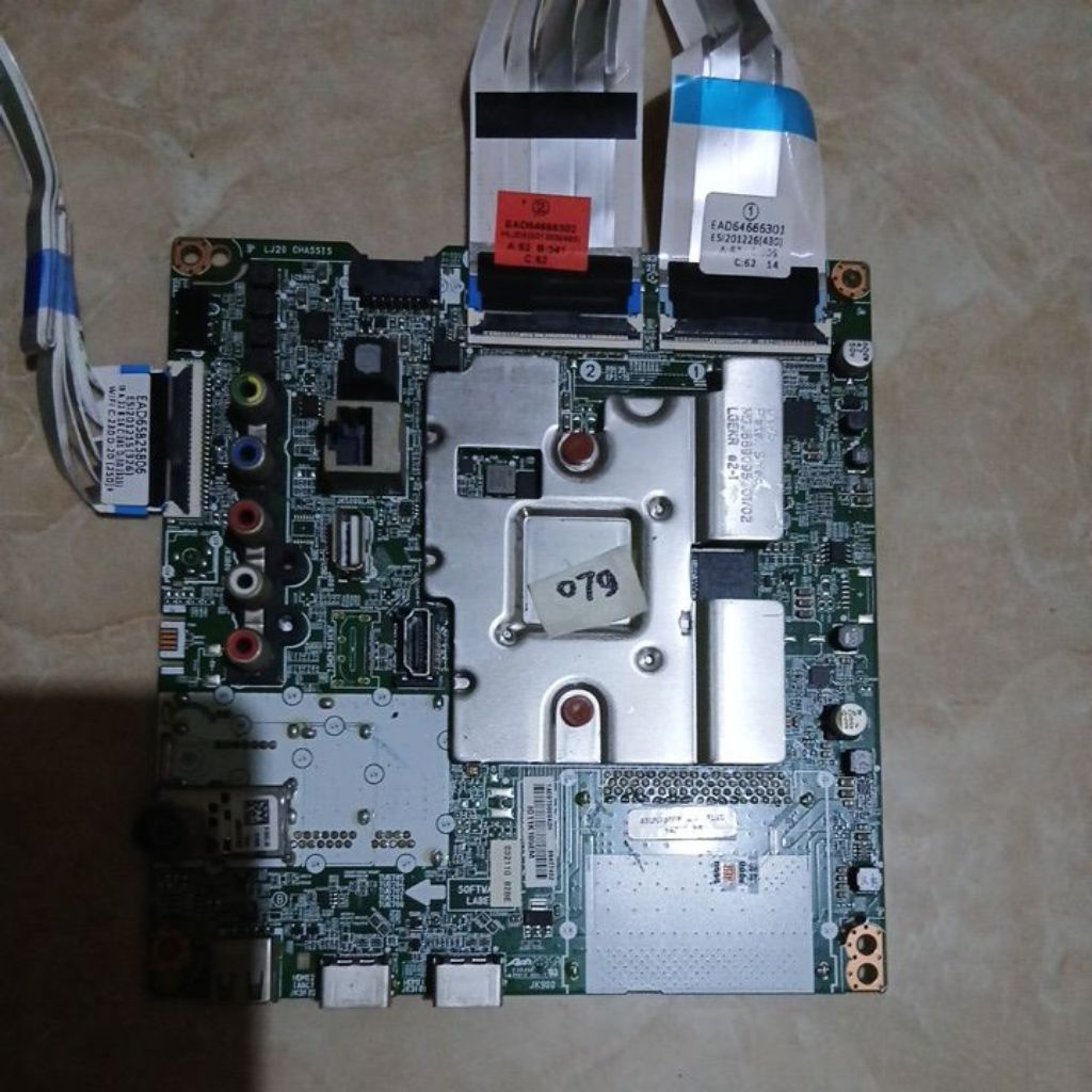 079 Mainboard+Sensor Remot+Modul Wifi TV Samsung 43UN7300PTC / 43un7300ptc