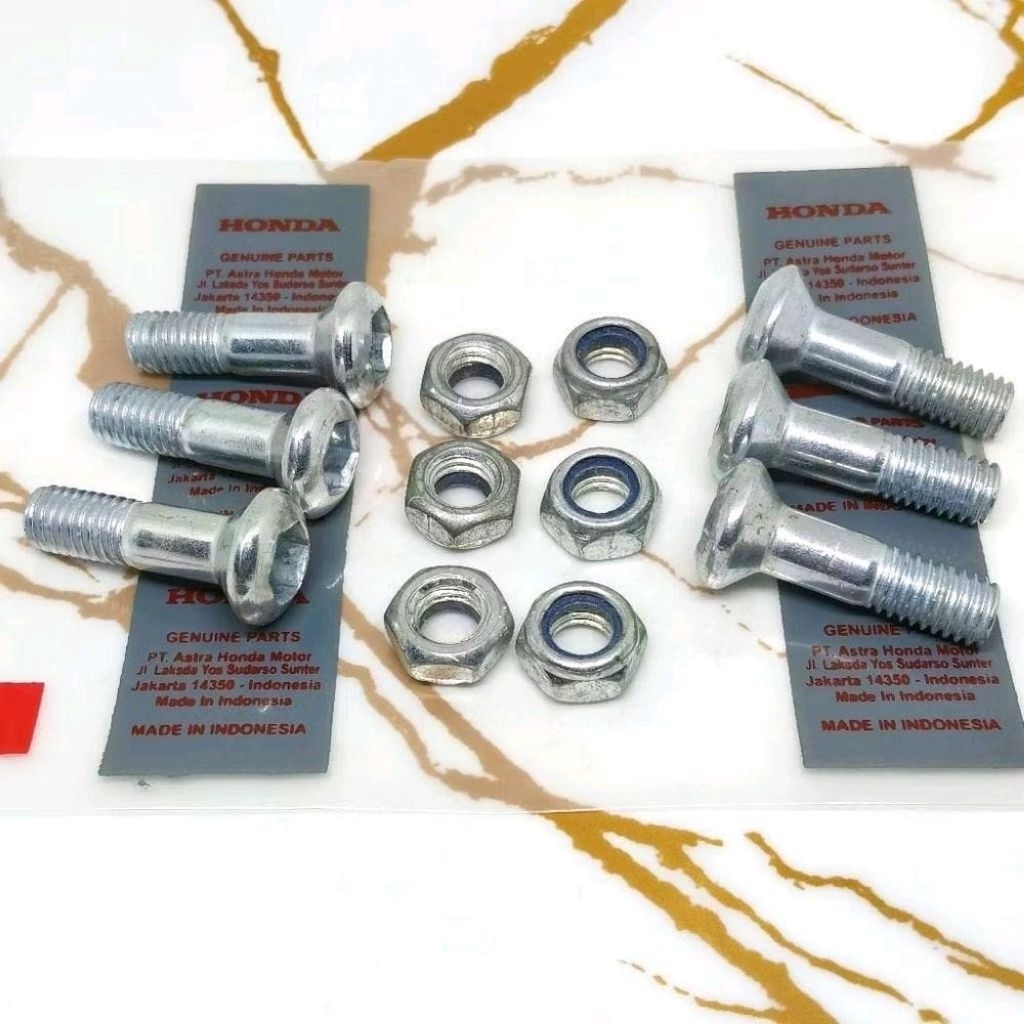 1SET BAUT GEAR CRF150 BOLT SPRKT FIX CRF150L ORIGINAL LOSTPACK