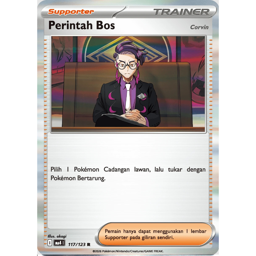 Pokemon TCG Indonesia - Perintah Bos [Ghetsis / Corvin]