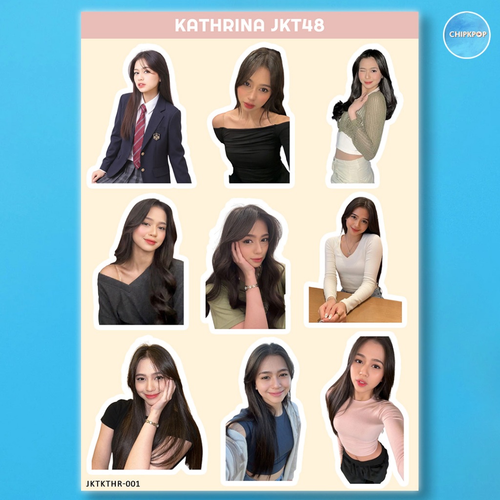 KATHRINA STIKER JKT 48 I STIKER JKT 48 I JKT 48 NEW ERA I STIKER KATHRINA JKT48 I STIKER HOLOGRAM JK