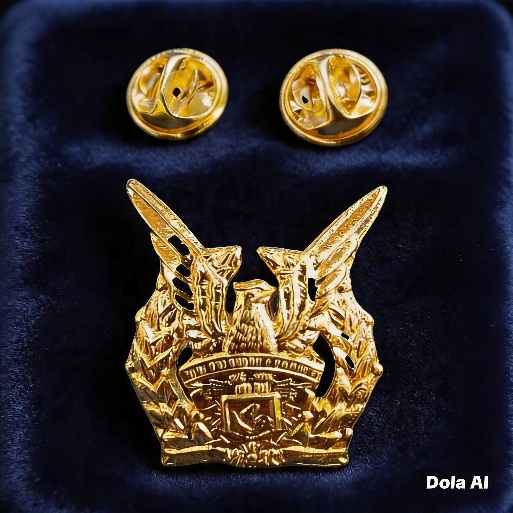 PIN TNI AU EMBLEM TOPI MUT TNI AU