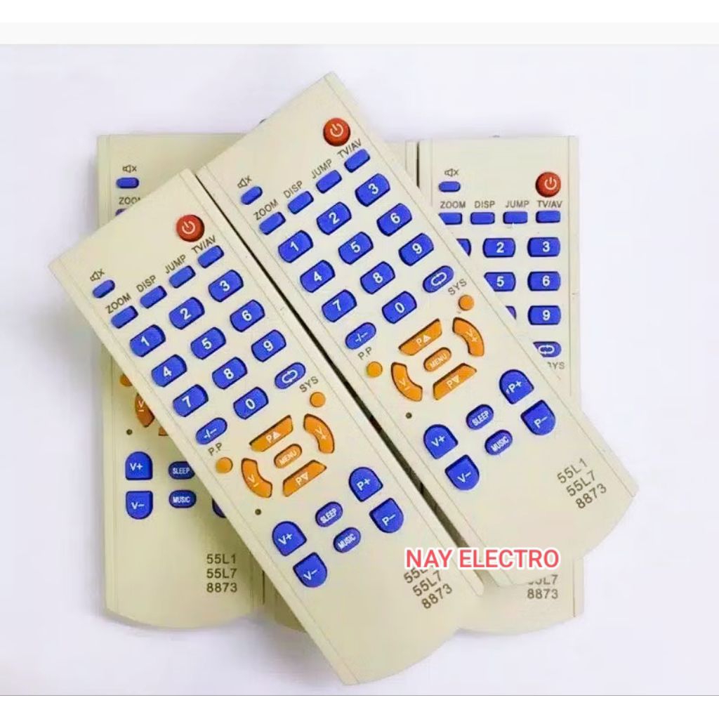 REMOT REMOTE TV TABUNG WCOM/CINA FREE BUBBLE
