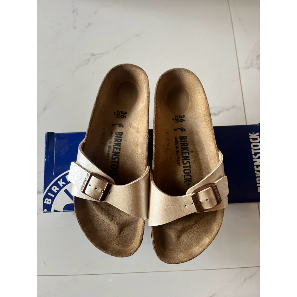 Birkenstock Madrid Pearl White (size 36) Original 100%