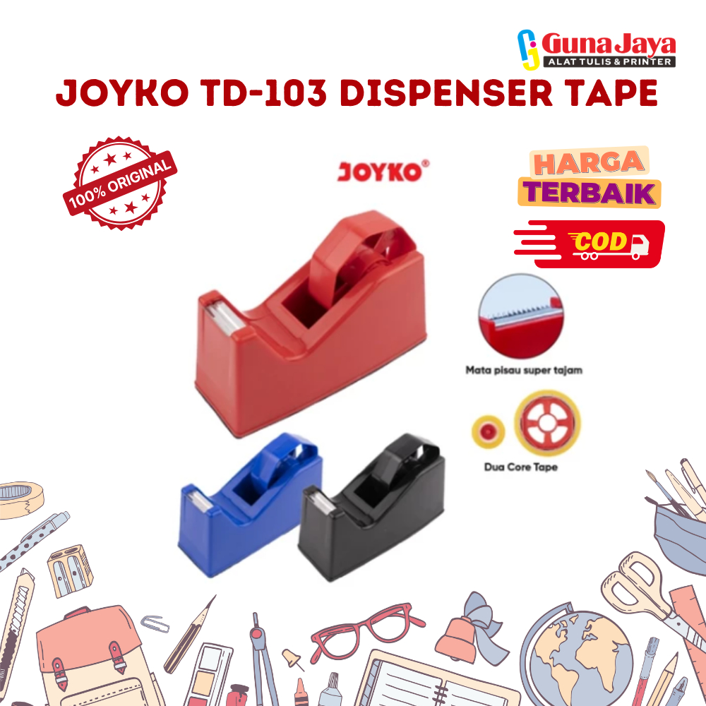 JOYKO TD-103 DISPENSER TAPE - Pemotong Pita Perekat TD-103