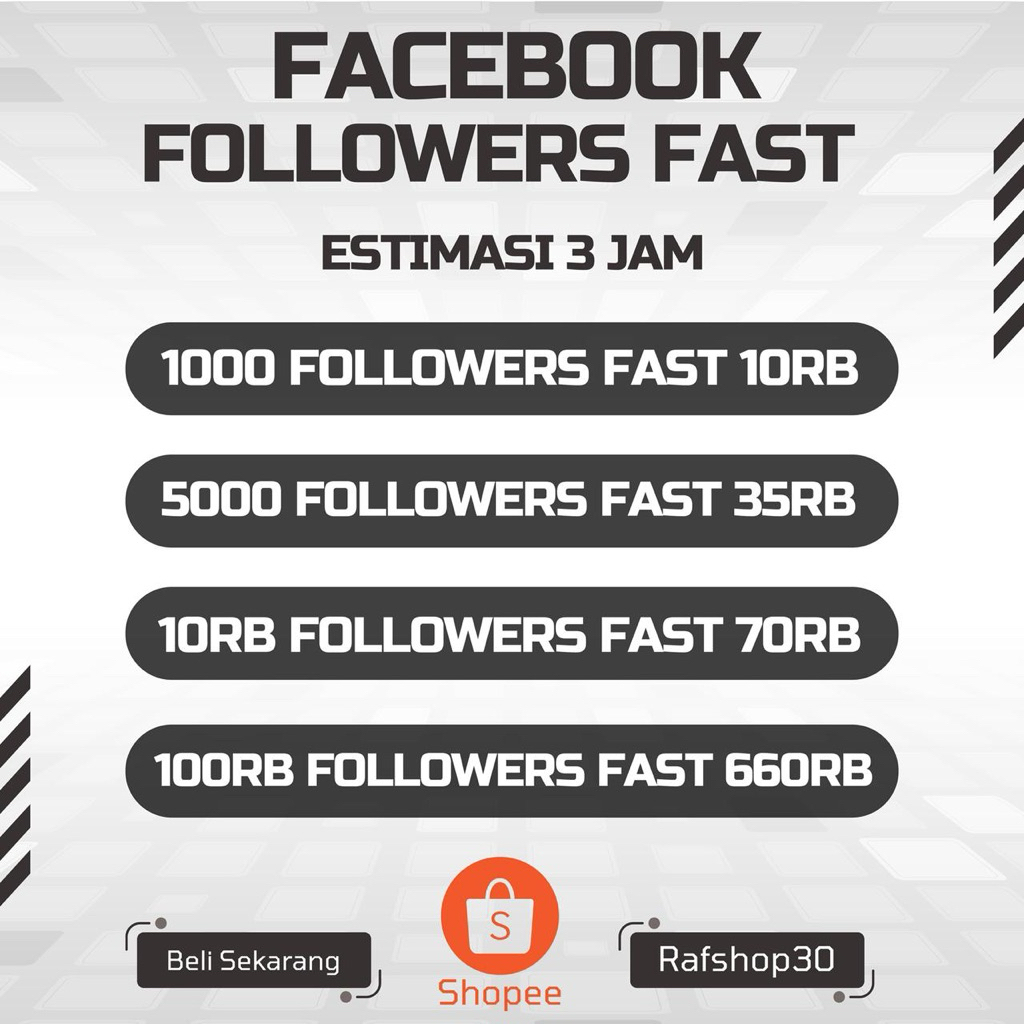 FOLLOWERS FAST FACEBOOK 5000 followers