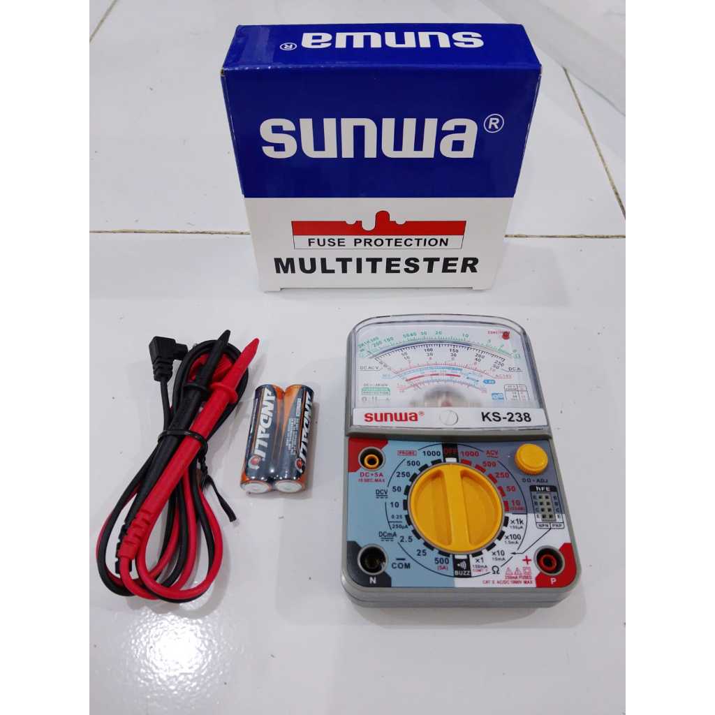 Multitester Analog SUNWA KS 238 avometer multimeter KS-238 SUNWA