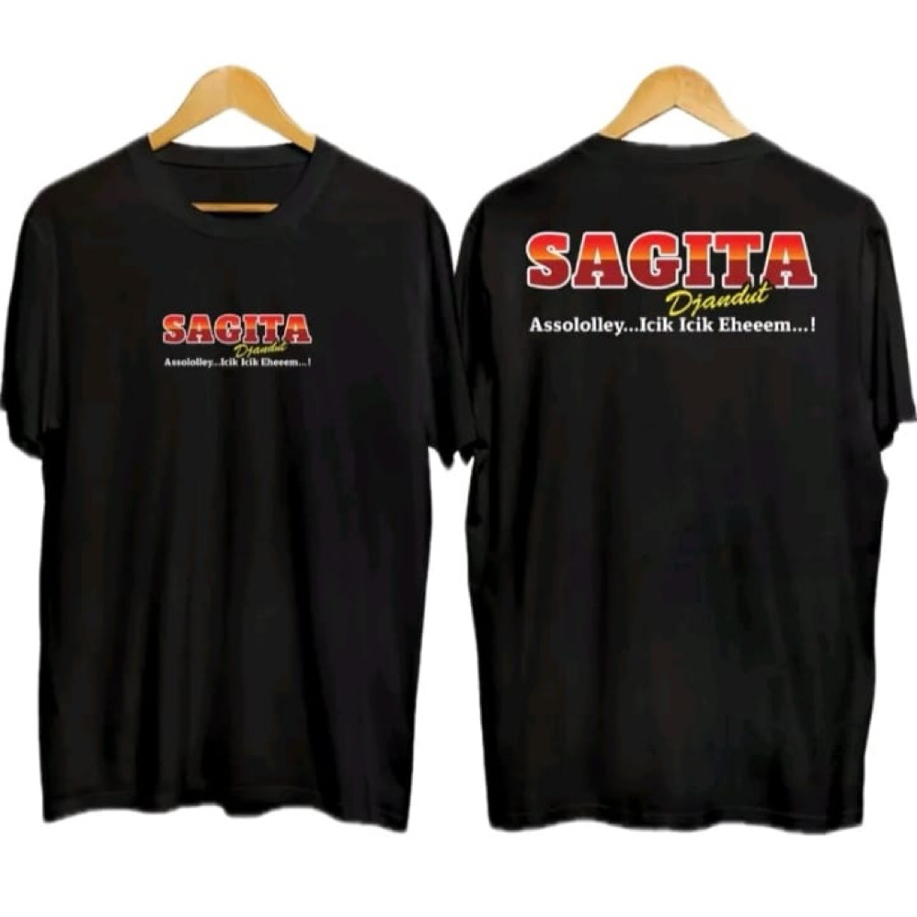 Kaos sablon sagita asseloley t-shirt distdo unisex bahan adem