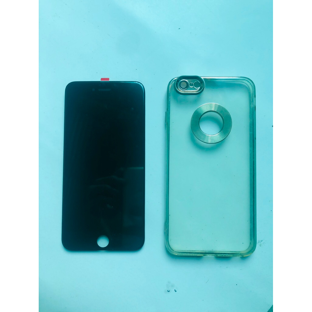 lcd iphone 6plus dan silikon iphone 6 plus