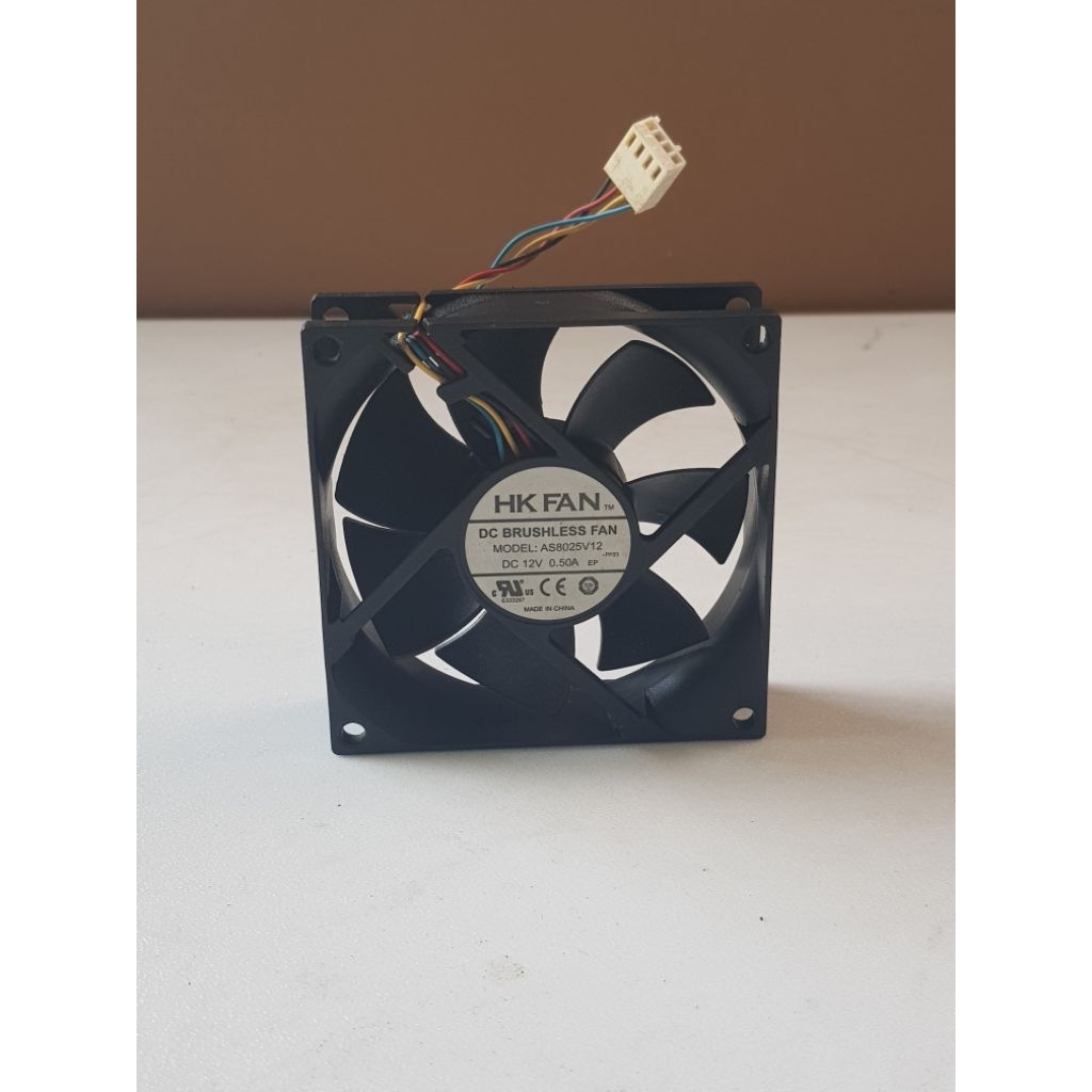 Fan kipas HK-FAN DC 12V_0.50A 8X8CM 4pin