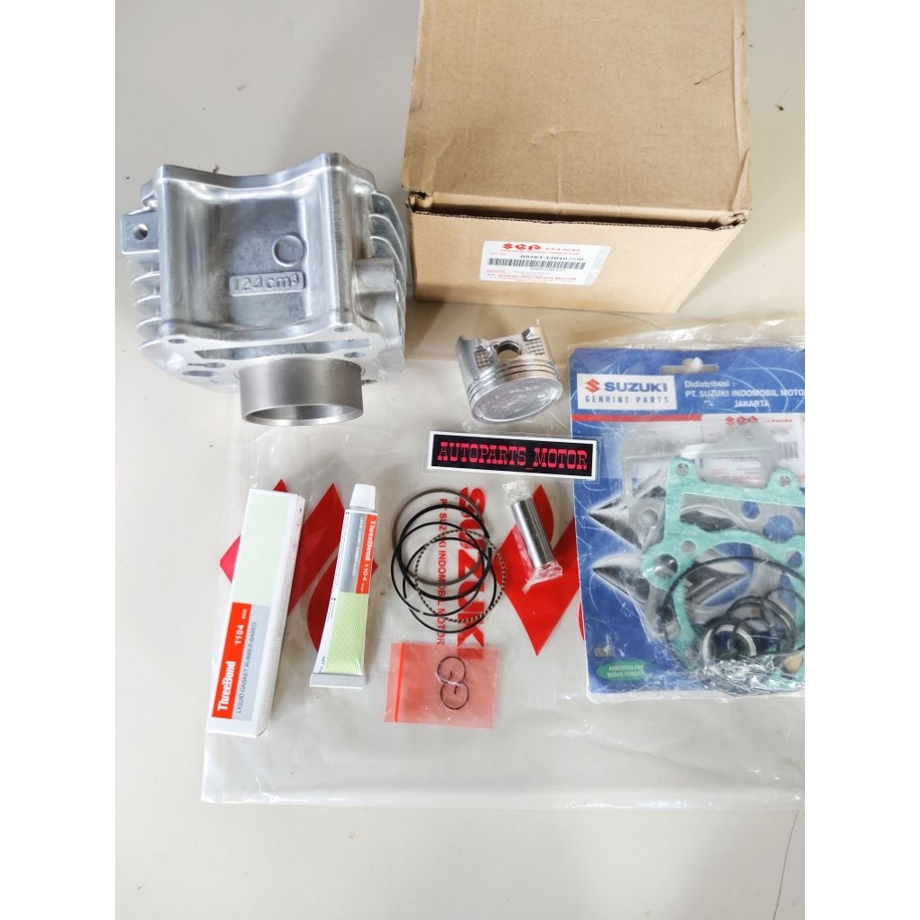 BLOK SEHER KOMPLIT SUZUKI SHOGUN 125 FL/SHOGUN RR/AXELO 125