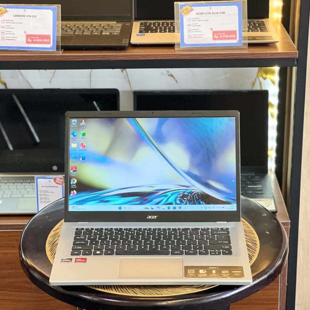 TERMURAH LAPTOP ACER A314-23MAMD RYZEN 3-7320U/SSD512GB/RAM8GB/BERGARANSI