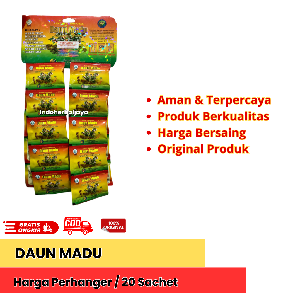 Kapsul Daun Madu (Kuning) Original Asam Urat