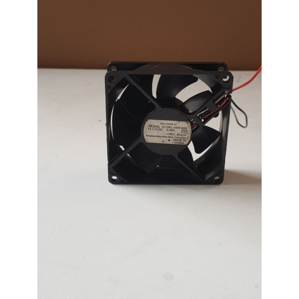 Fan kipas MINEBEA DC 12V_0.46A 8X8CM 3pin