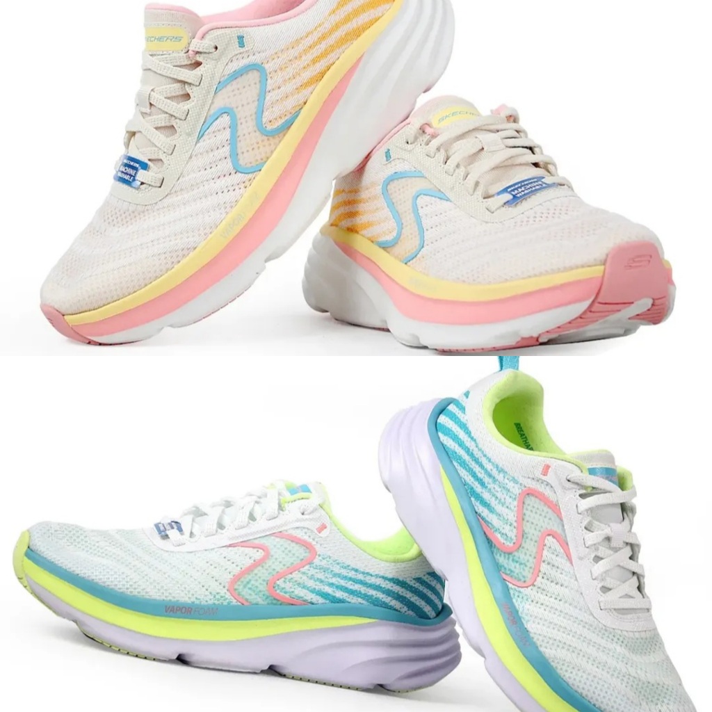 Sepatu Olahraga Training Walking Sportstyle SKECHERS RELAXED FIT : D'LUX VAPOR - COOL BREEZE Women W