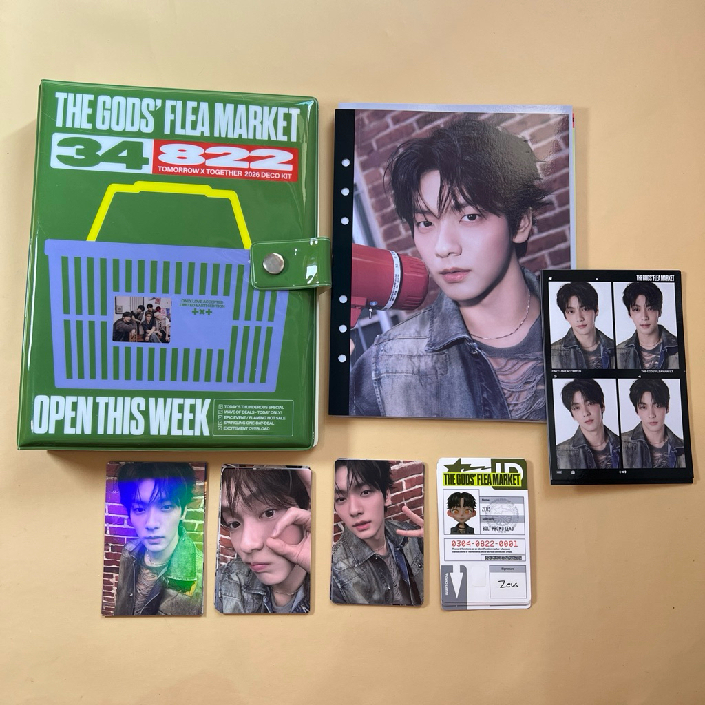 [READY STOCK] OFFICIAL PHOTOCARD TOMORROW X TOGETHER TXT 2026 DECO KIT SOOBIN YEONJUN BEOMGYU TAEHYU