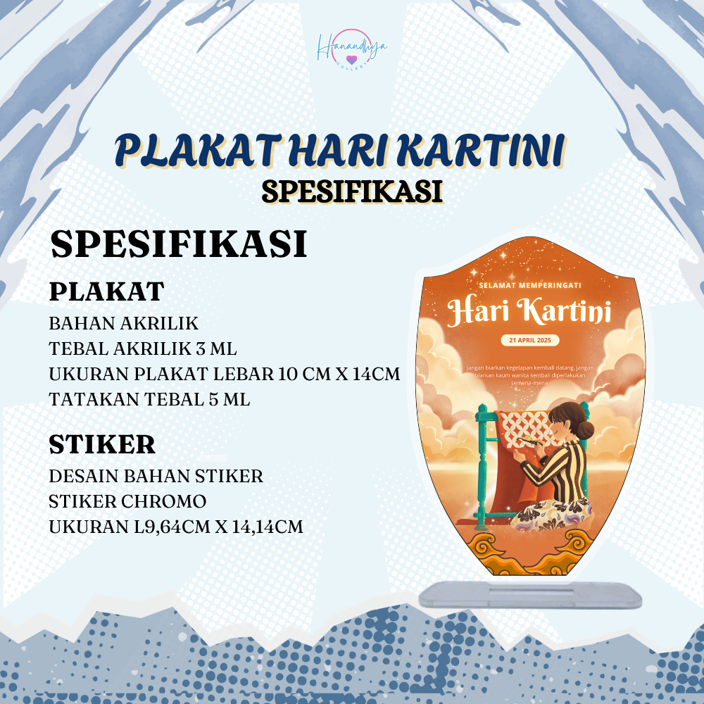 PLAKAT HARI KARTINI 21 APRIL 2026, SOUVENIR HADIAH DAN KENANG KENANGAN PAHLAWAN WANITA
