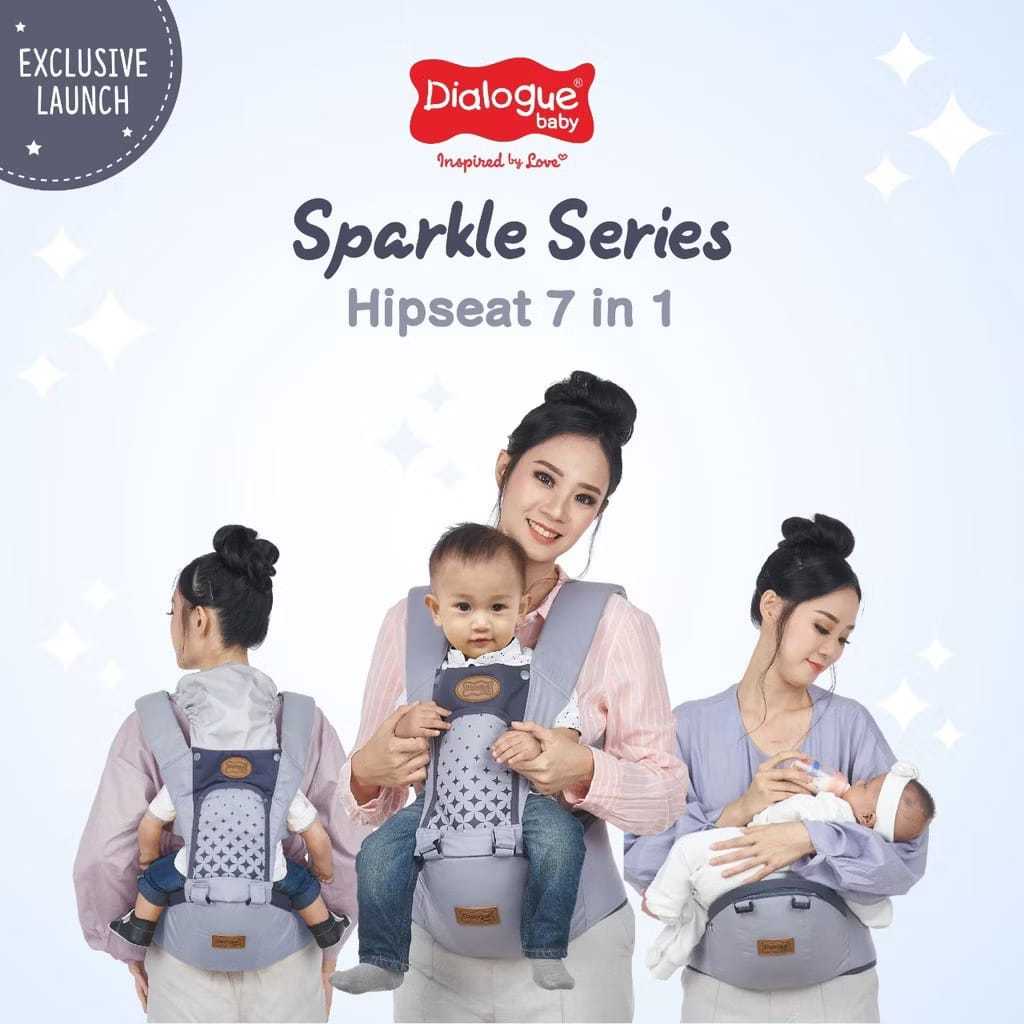 Dialogue Baby Hipseat 7in1 Position SPARKLE Series DGG1030 | Gendongan Hipseat | Gendongan Bayi