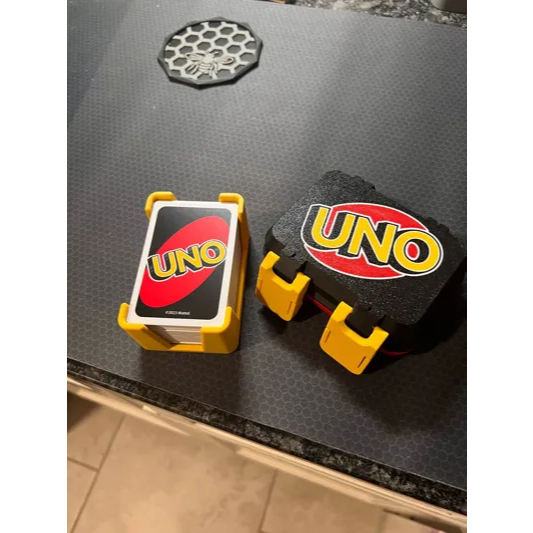 Tempat Kartu UNO Holder 3D Print Custom Box Case UNO Unik Anti Berantakan Aksesoris Game Card