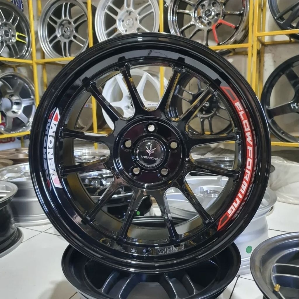 velg racing ring 18 VENOM 5 FLOW FORMING LEBAR 9 ET 20 velg mobil r18 innova reborn almaz venturer z