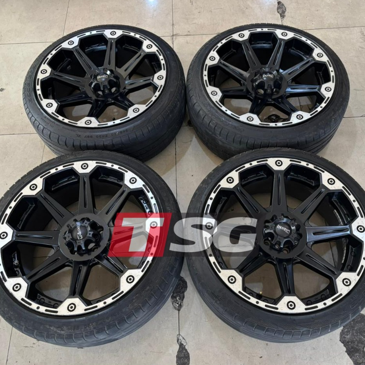 Velg Mobil Bekas Ring 20 Lubang 5 INCUBUS R20 X9 5X114 ET30